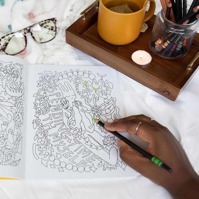 Yumiverse Mindful Coloring Book by Yumi Sakugawa