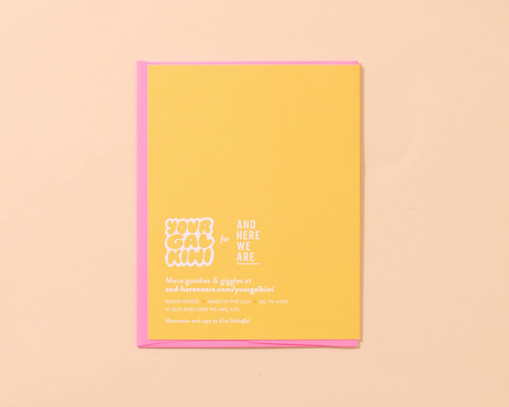 New Baby or Shower Card by Your Gal Kiwi—Already Obsessed