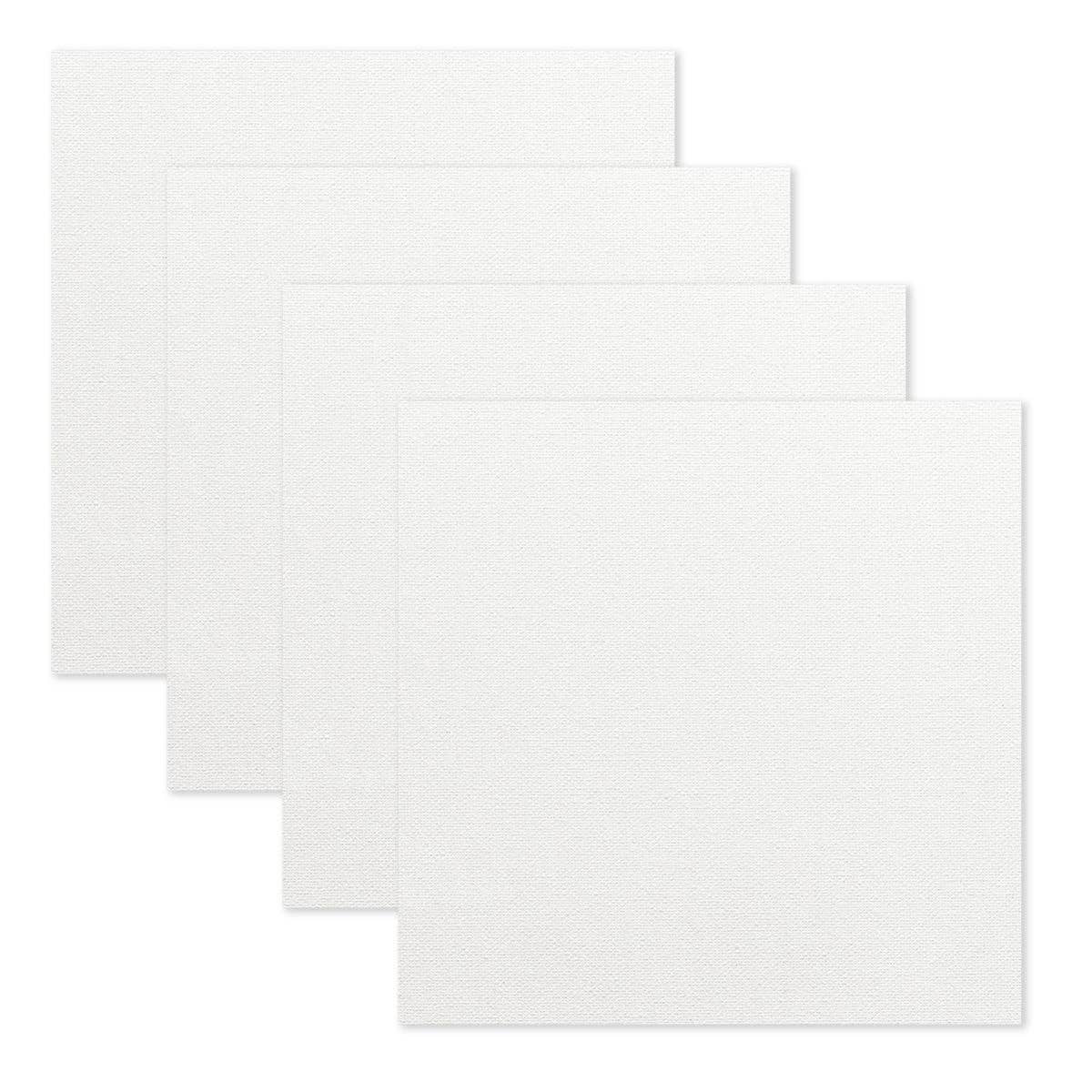 Canvas Panel Boards – 12" x 12" (4 Pack)