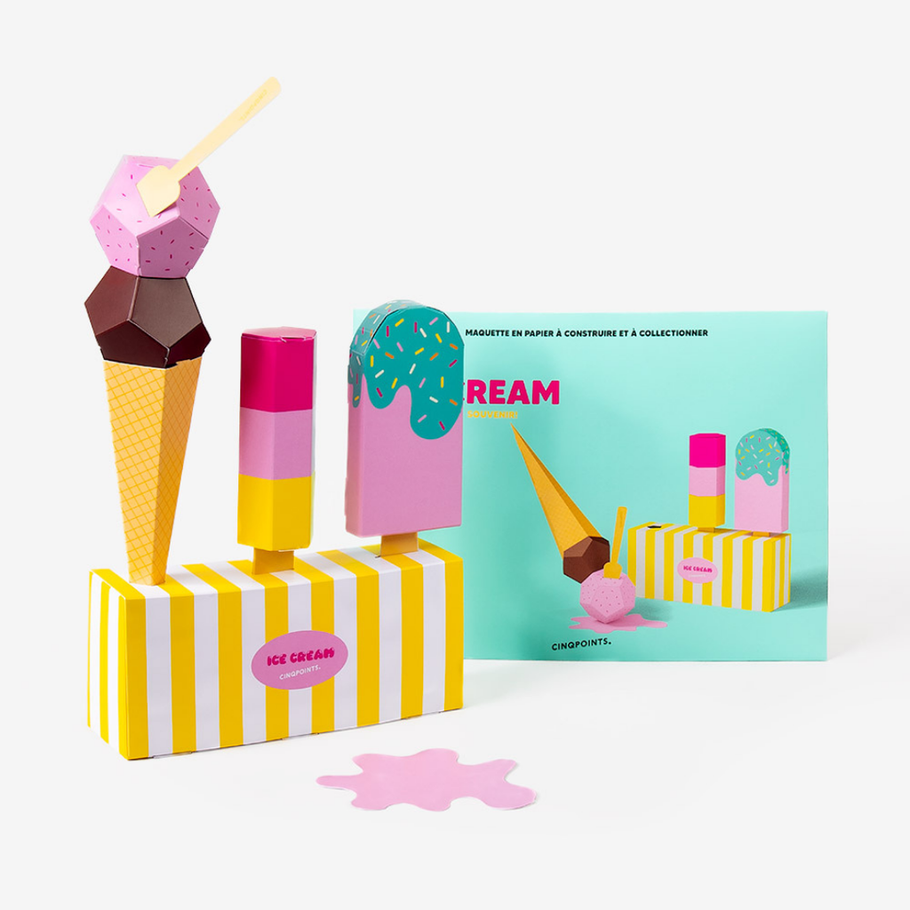 Cinqpoints 3D Paper Food – Ice Cream