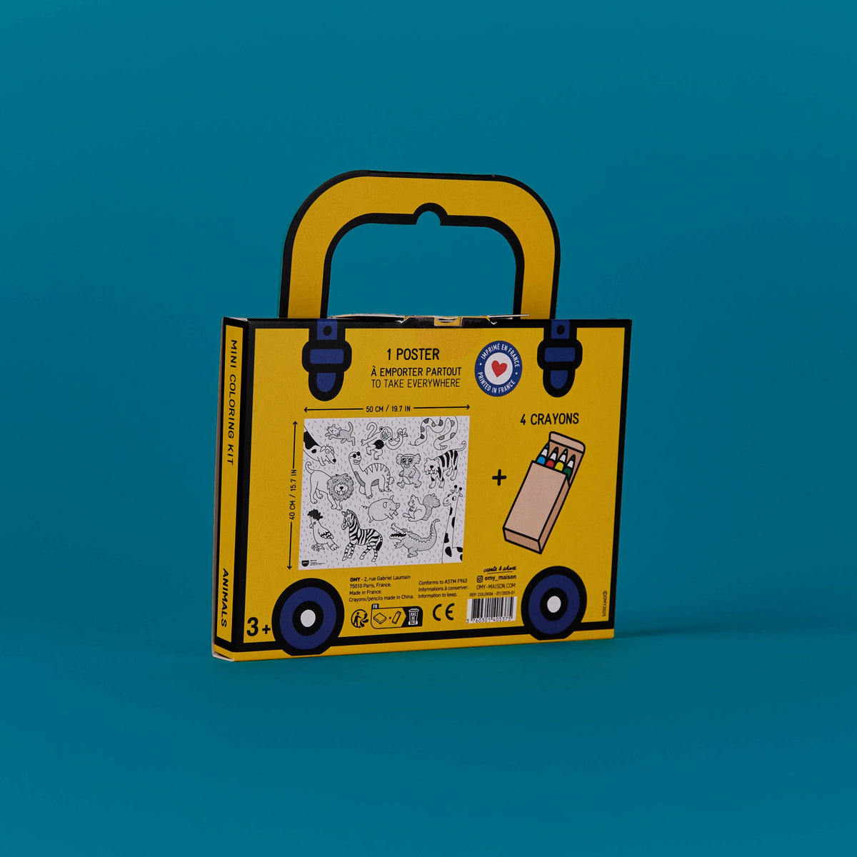OMY Mini Pocket Coloring – Animals