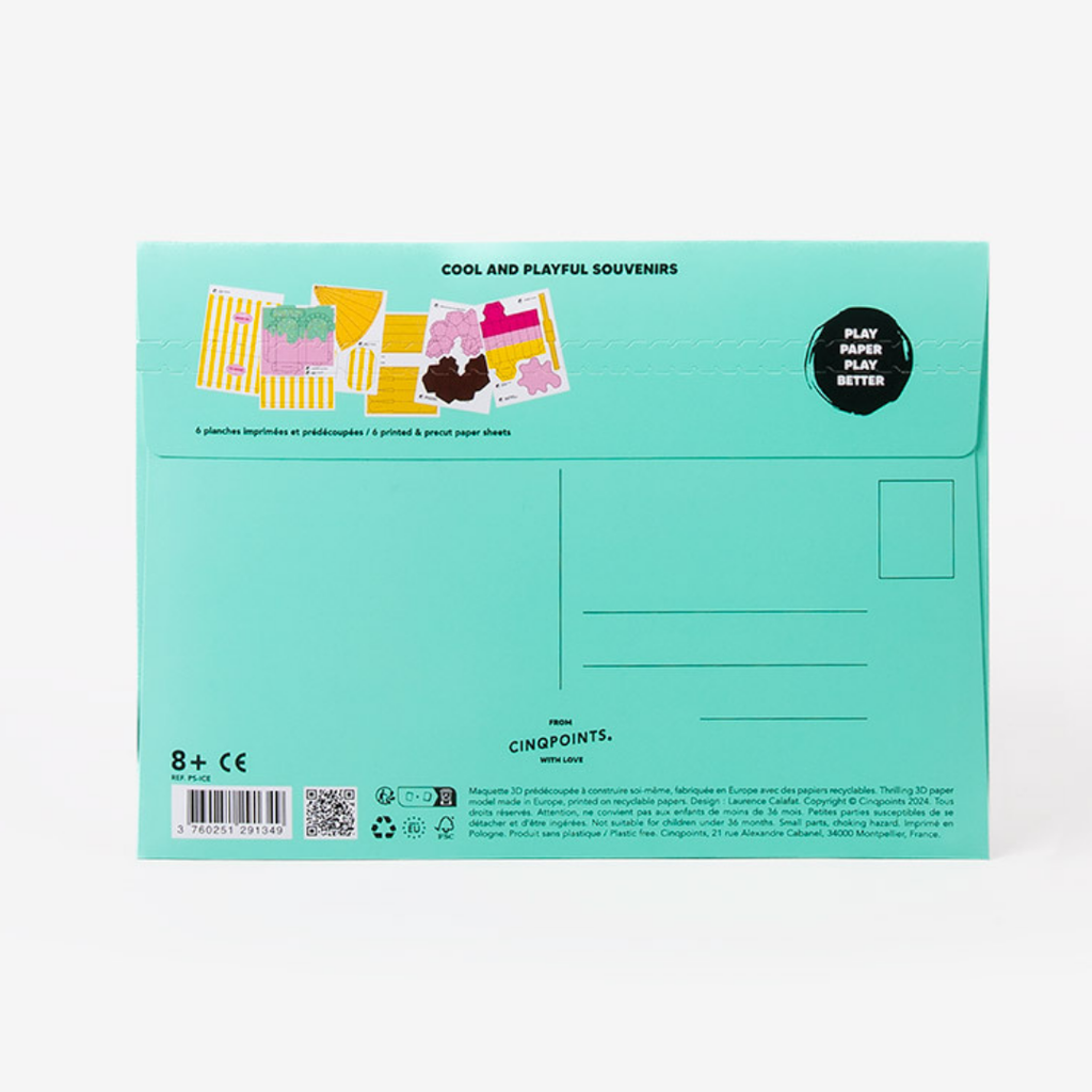 Cinqpoints 3D Paper Food – Ice Cream