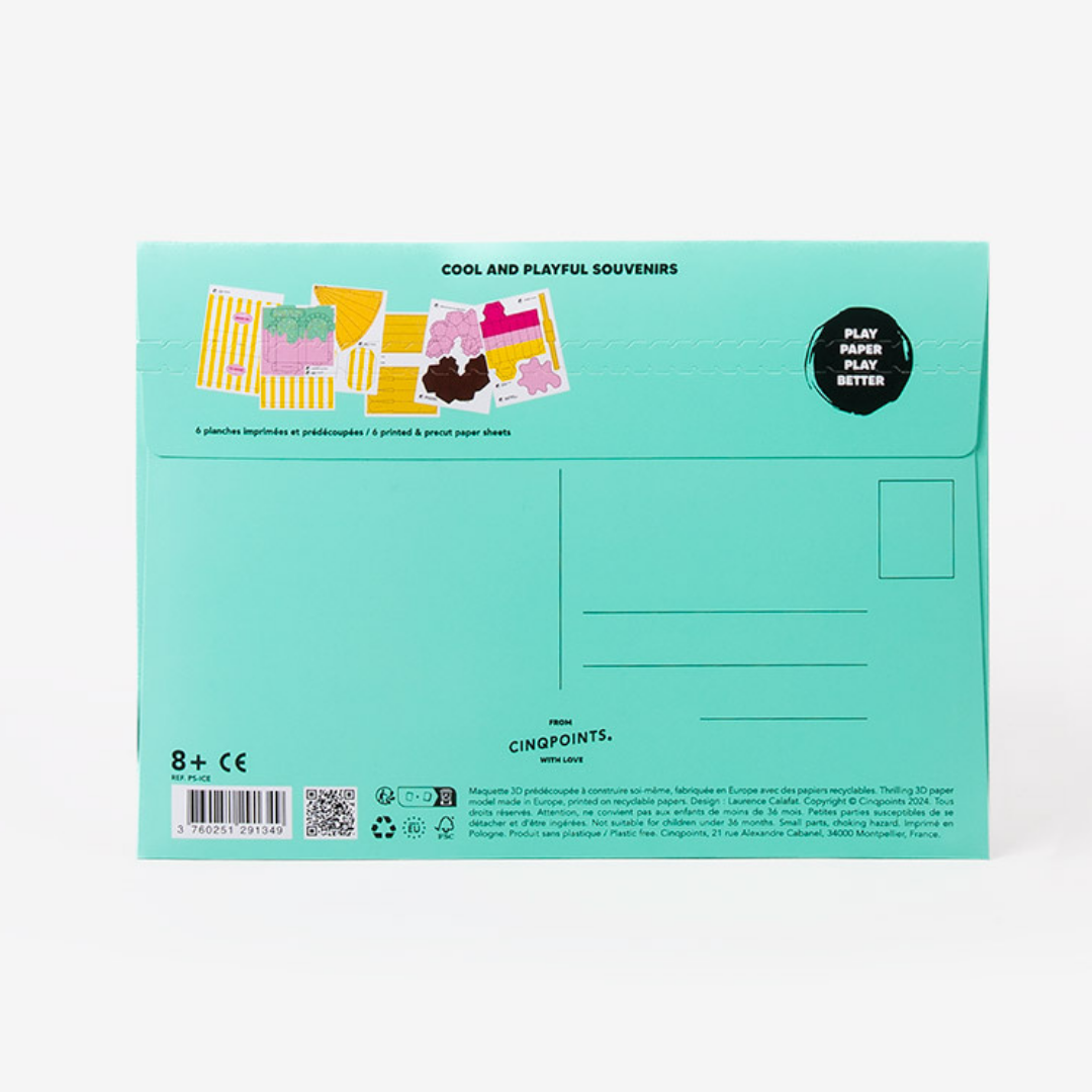 Cinqpoints 3D Paper Food – Ice Cream