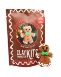 Gingerbread Ornament Air Dry Clay Kit – Christmas DIY Craft