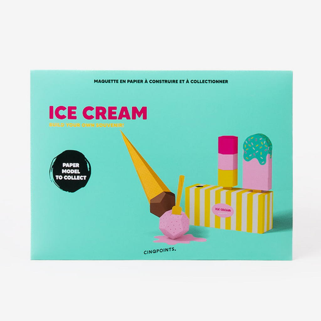 Cinqpoints 3D Paper Food – Ice Cream
