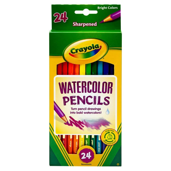 Crayola Watercolor Pencils 24 Color Set