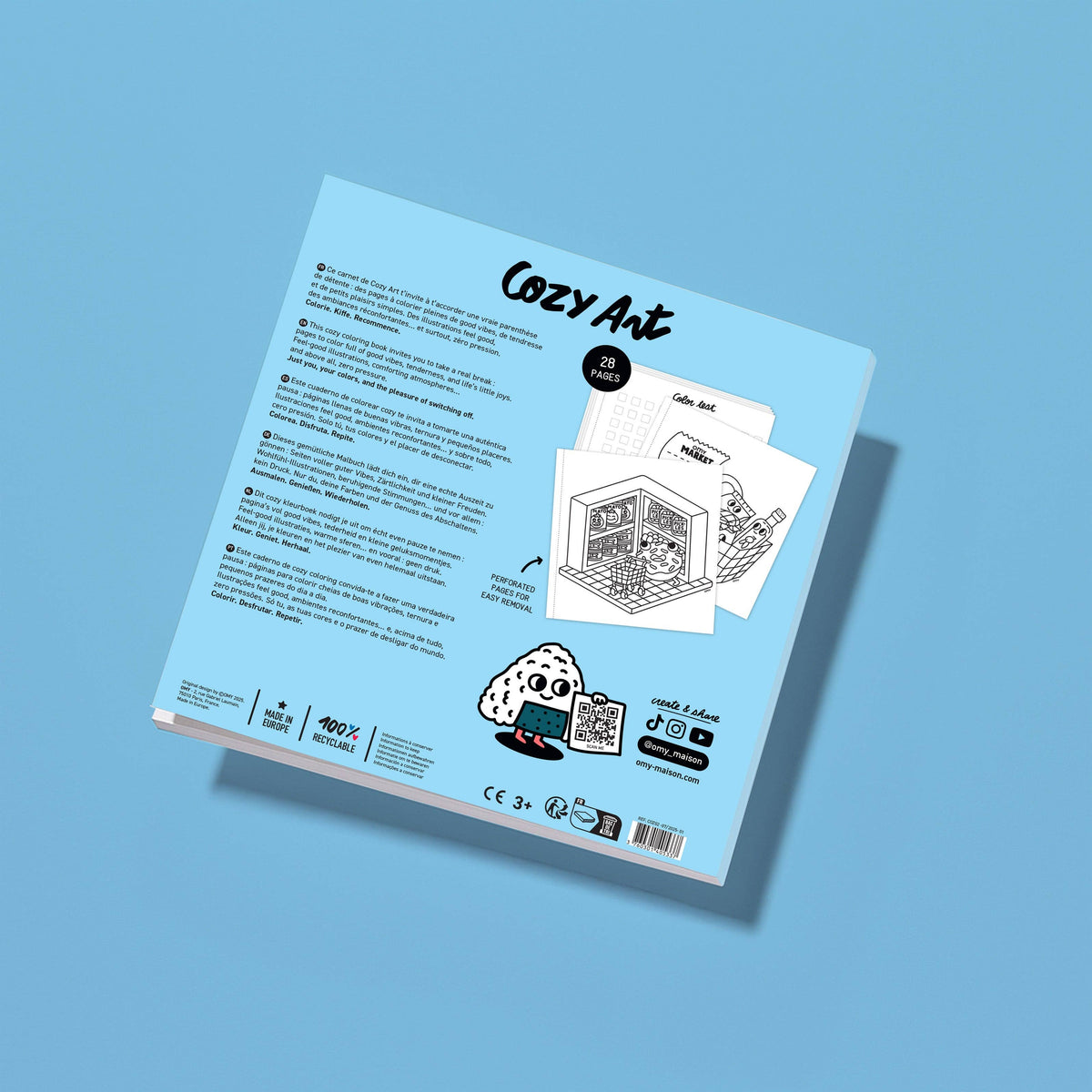 OMY Cozy Coloring Book – Market