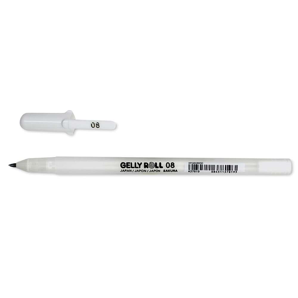Sakura Gelly Roll white gel pen