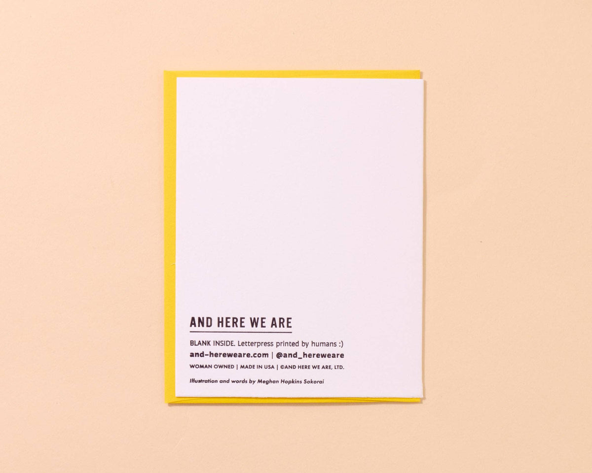 Letterpress New Baby Card—Growing Brood (Chicken, Hen, Egg)