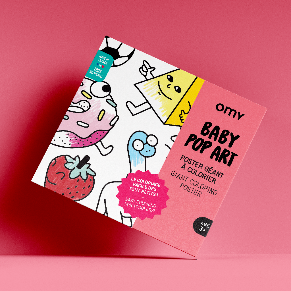 OMY Giant Coloring Poster – Baby Pop Art