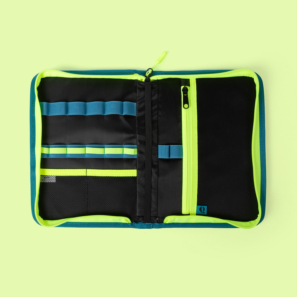Quell® Sketchbook Case: Teal/Lime