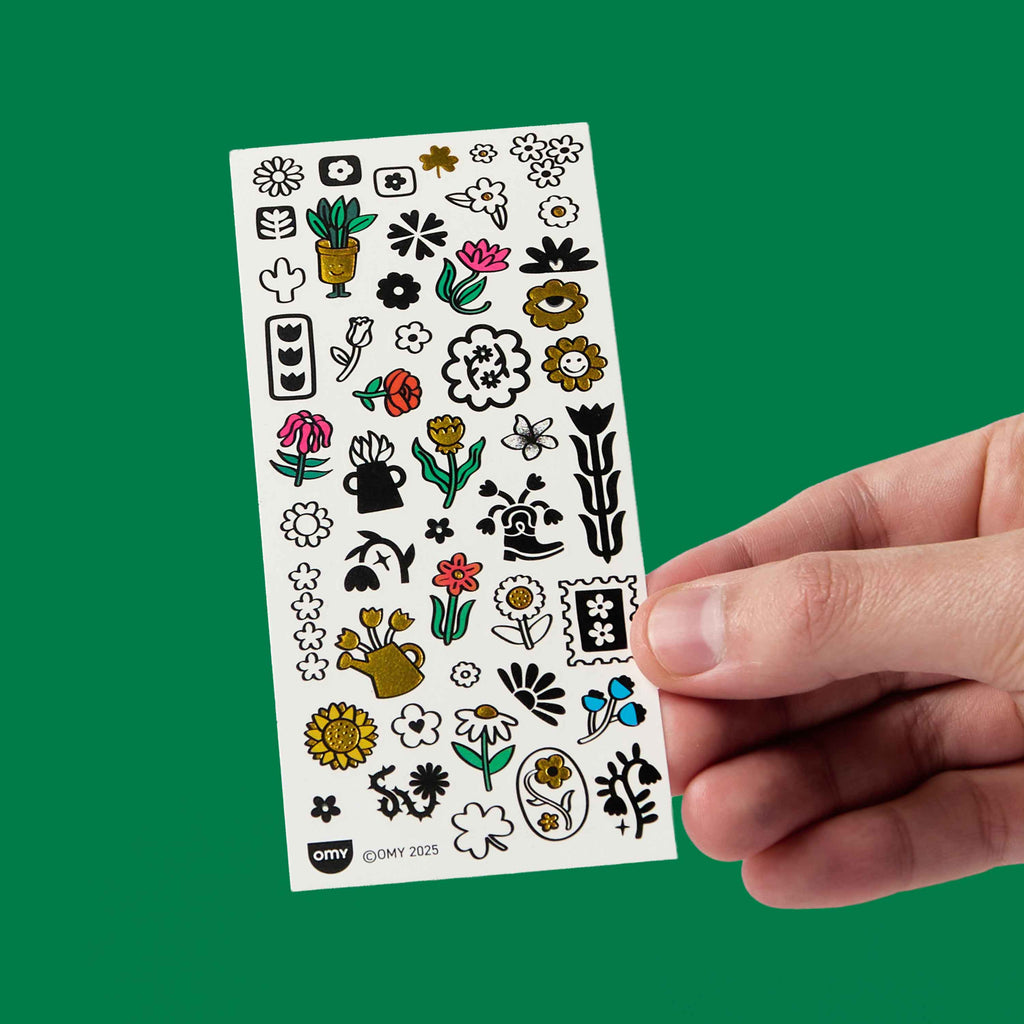 OMY Flash Tattoos – Flower Power