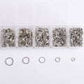 Silver Essential Jump Rings Kit, 700pcs
