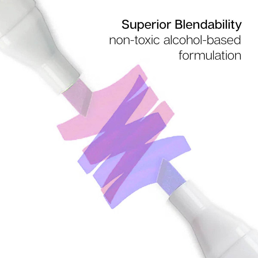 PRO Double-Ended Alcohol Markers - 36 Pastel Colors