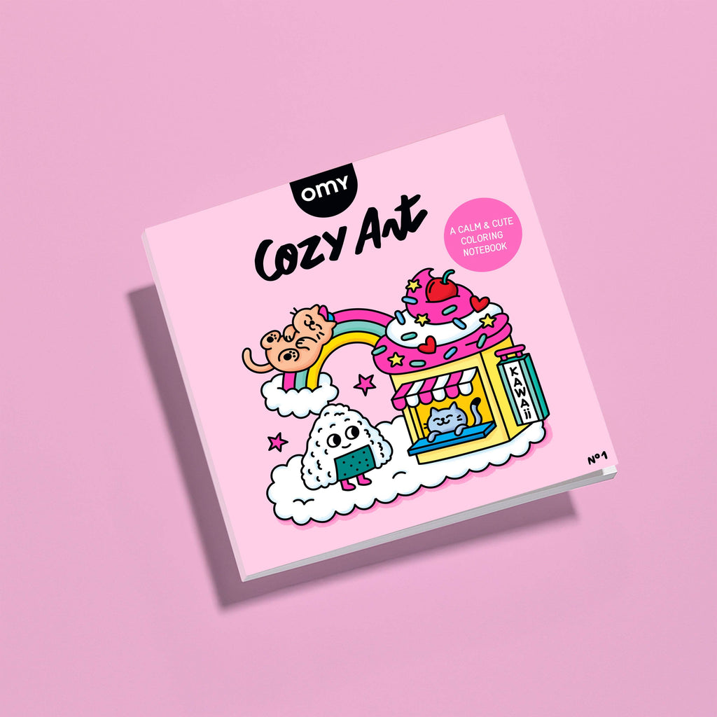 OMY Cozy Art Coloring Book – Kawaii