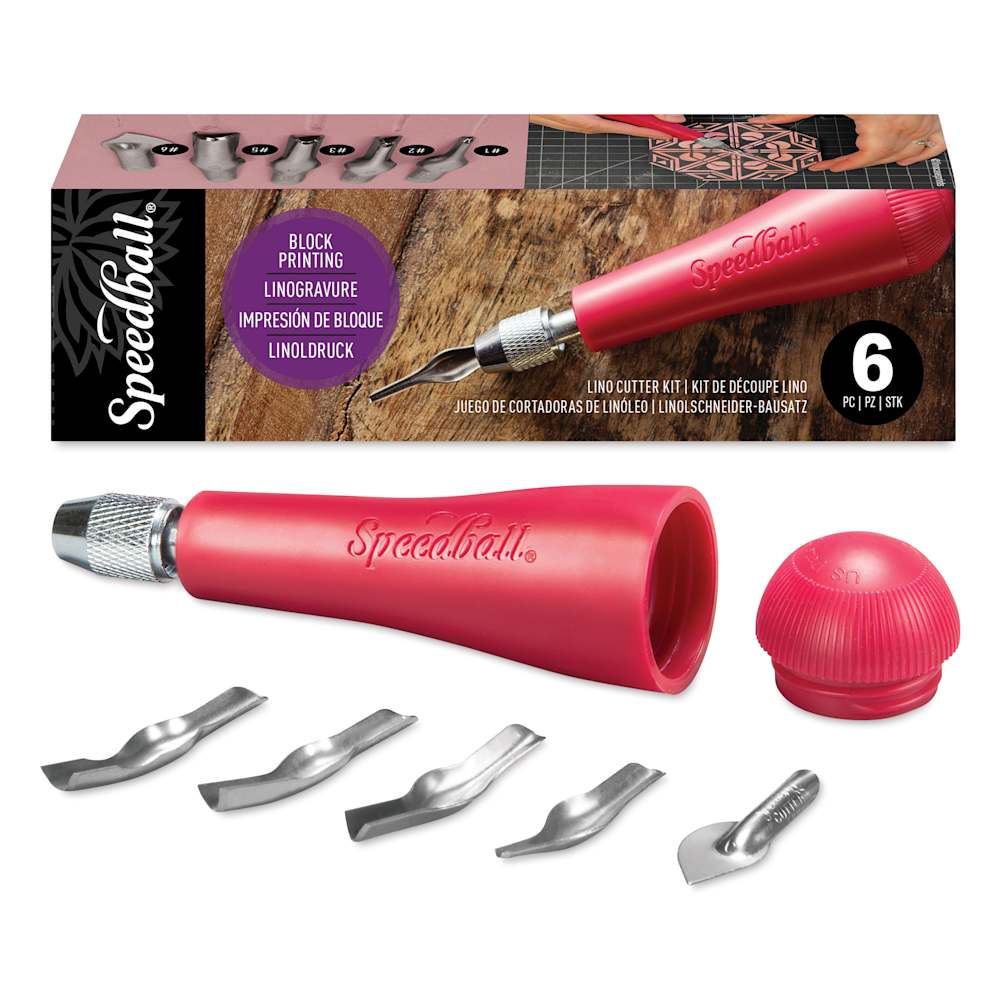 Speedball linoleum cutter assortment No. 1