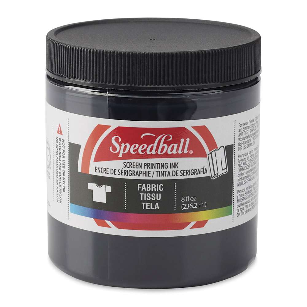Speedball fabric screen printing ink, 8 oz jar