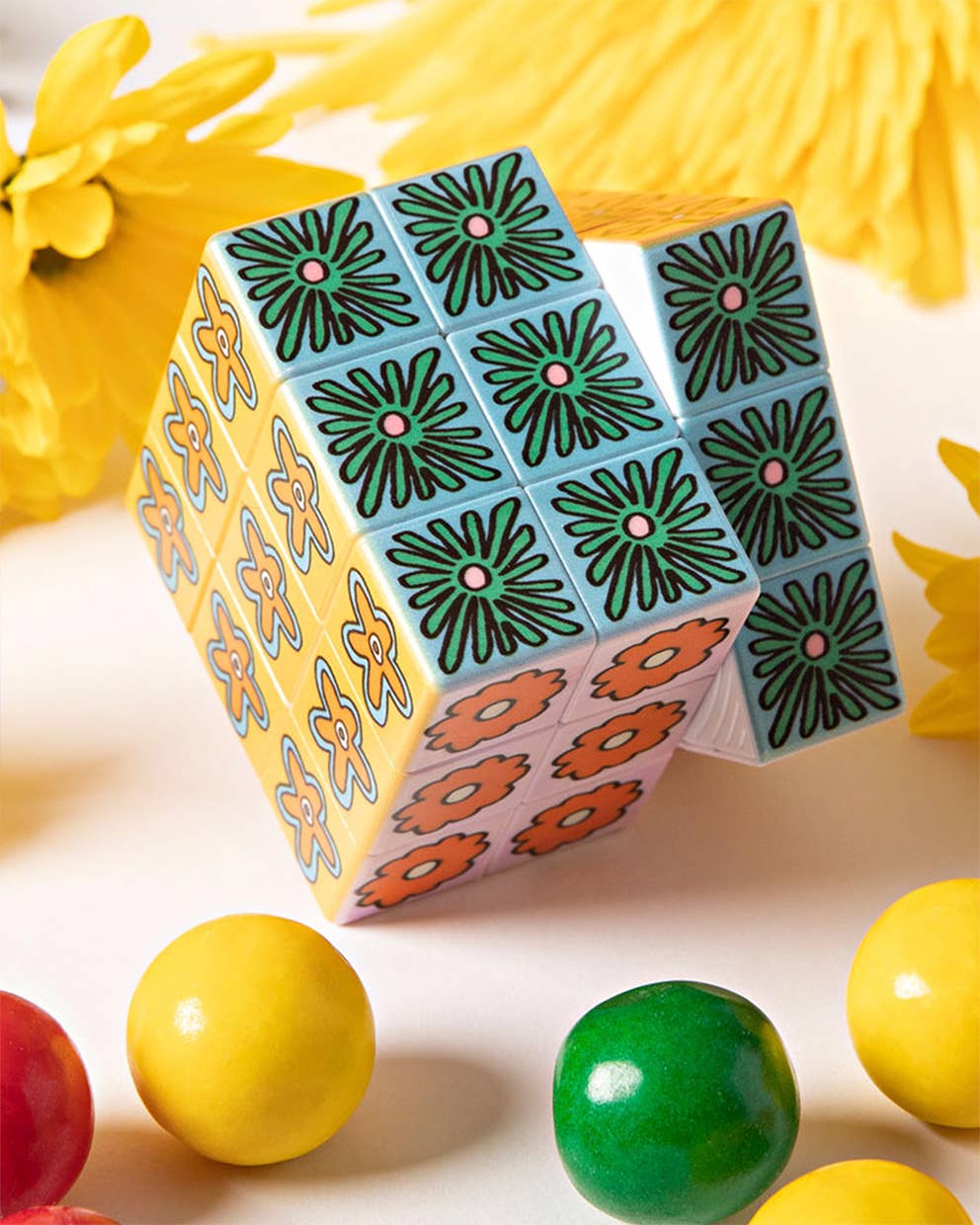 Art Cube – Flower Pop Artistic Puzzle Game