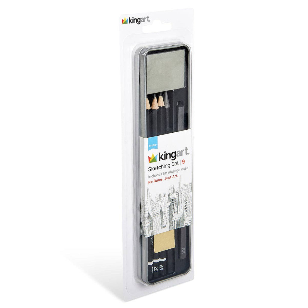 Sketching Tin Set - 9 pc