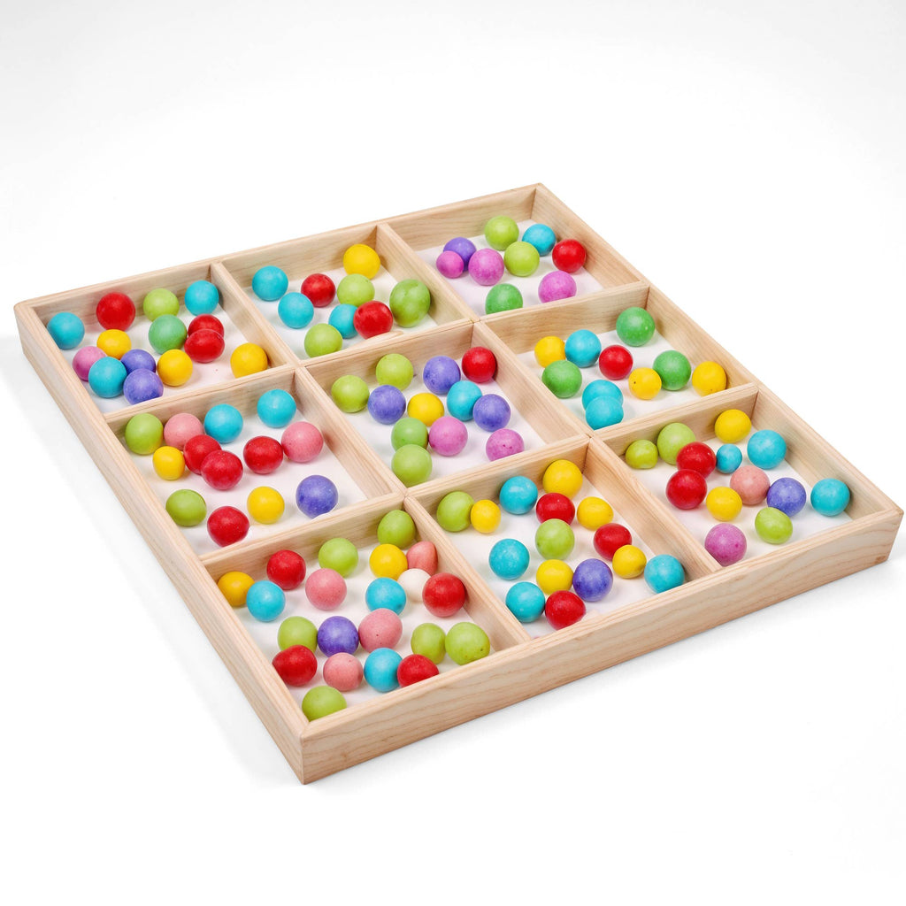 Square 9-Section Tray