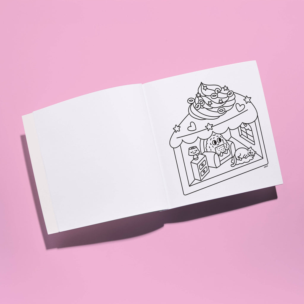 OMY Cozy Art Coloring Book – Kawaii