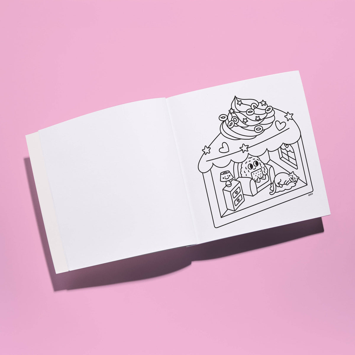 OMY Cozy Art Coloring Book – Kawaii