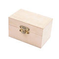 Unfinished Wooden Jewelry Box, 3 Designs