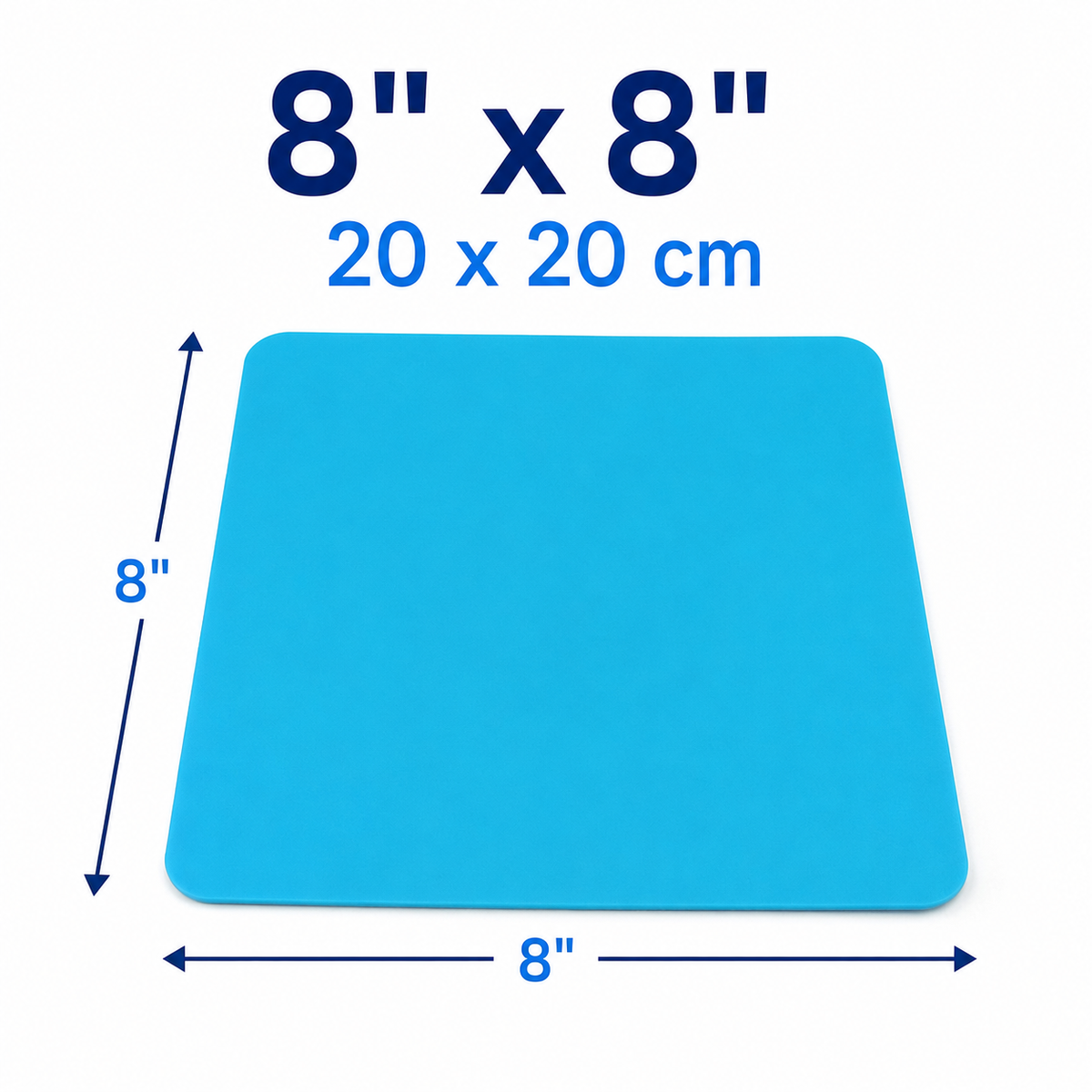 Non-Stick Silicone Glue Gun Mat, 8 x 8 in