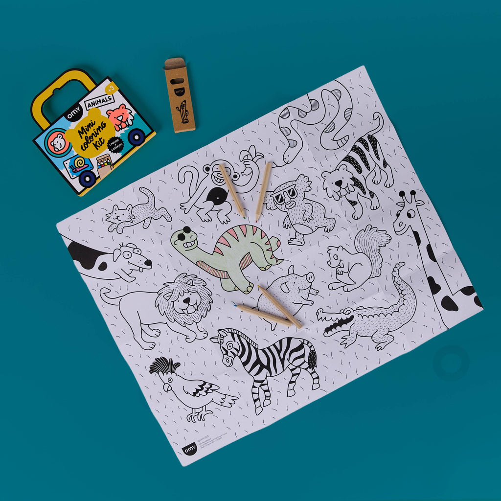OMY Mini Pocket Coloring – Animals