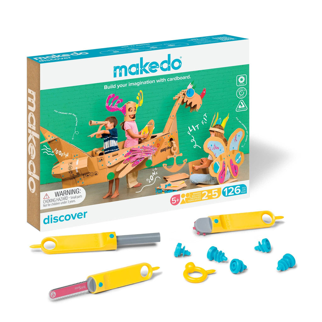 Discover Kit – Makedo Cardboard Construction