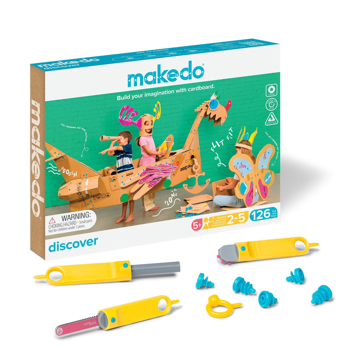 Discover Kit – Makedo Cardboard Construction
