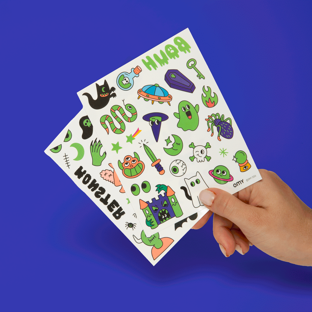 OMY Temporary Tattoos – Glow in the Dark