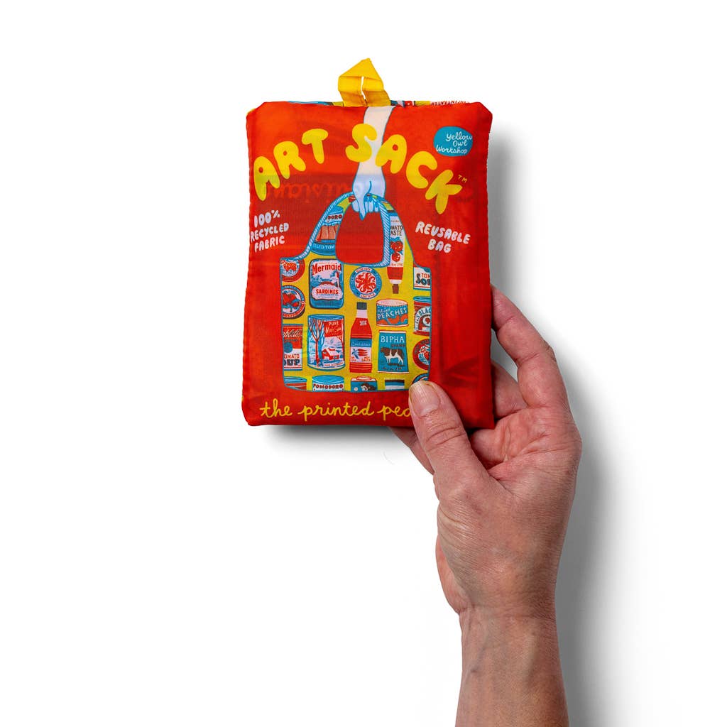 Tins Art Sack® by The Printed Peanut | Reusable Tote