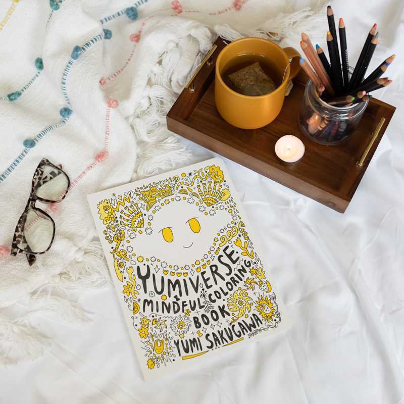 Yumiverse Mindful Coloring Book by Yumi Sakugawa