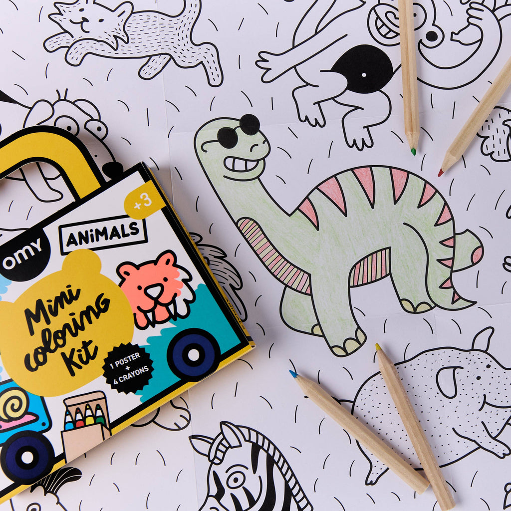 OMY Mini Pocket Coloring – Animals