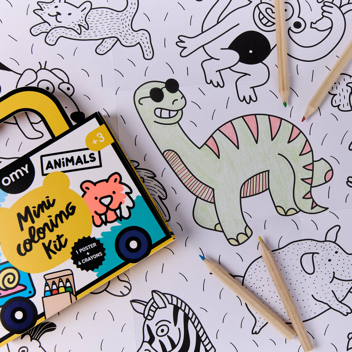 OMY Mini Pocket Coloring – Animals