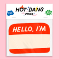 Hello I'm Blank Name Tag