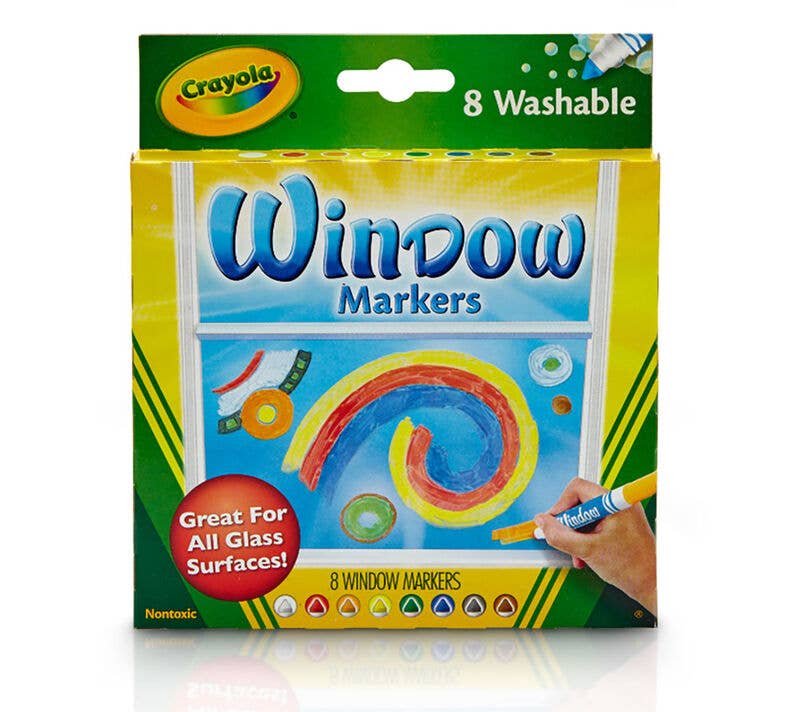 8 Count Crayola Window Markers