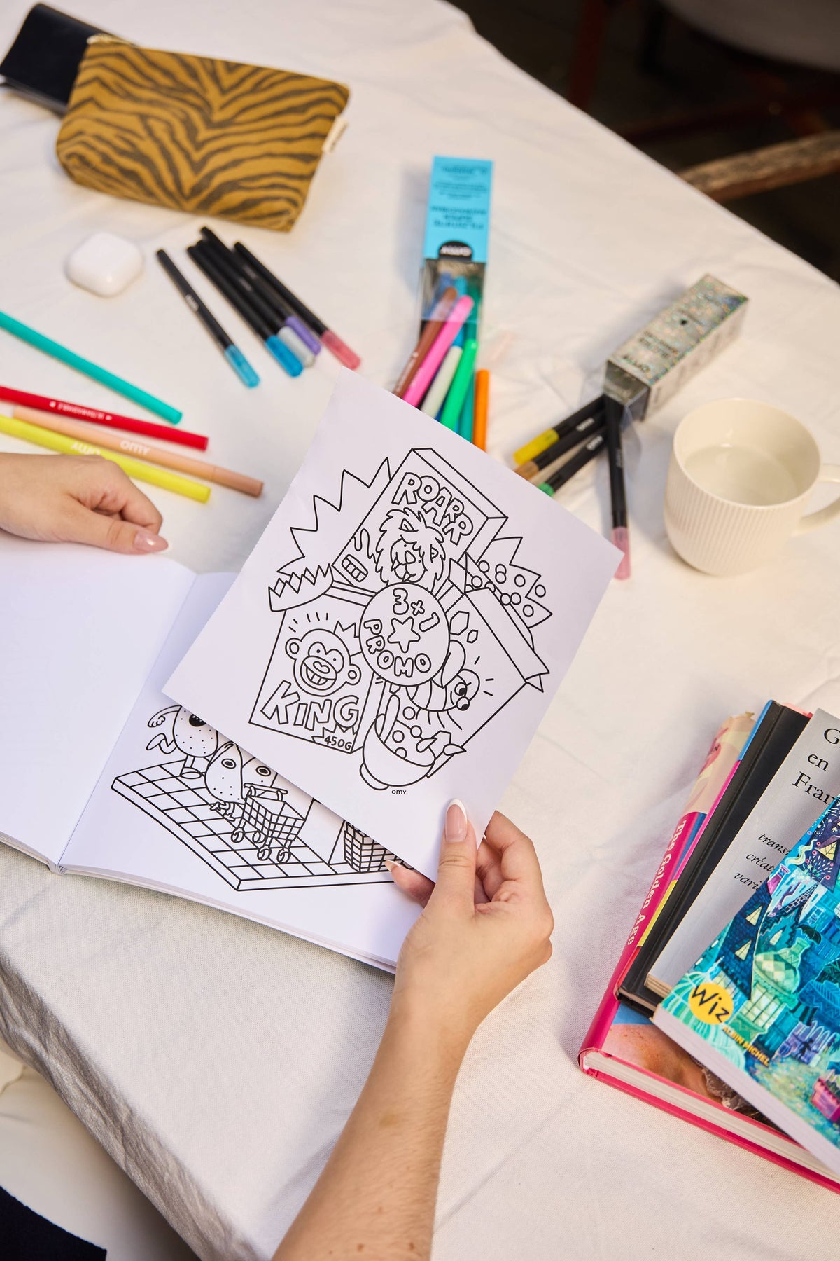 OMY Cozy Coloring Book – Market