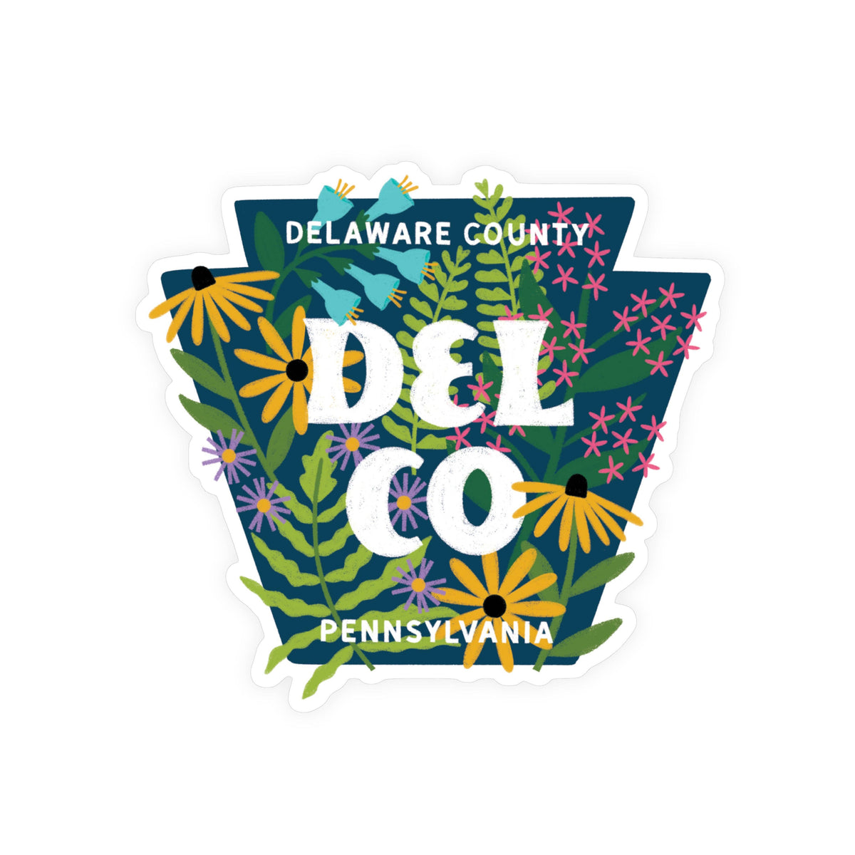 Delco Native Plants Sticker