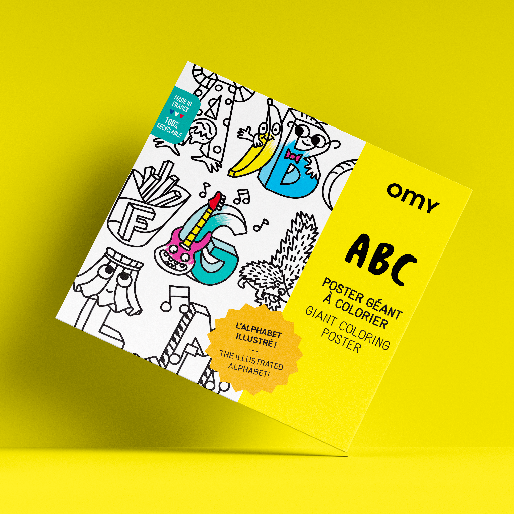 OMY Giant Coloring Poster – ABC
