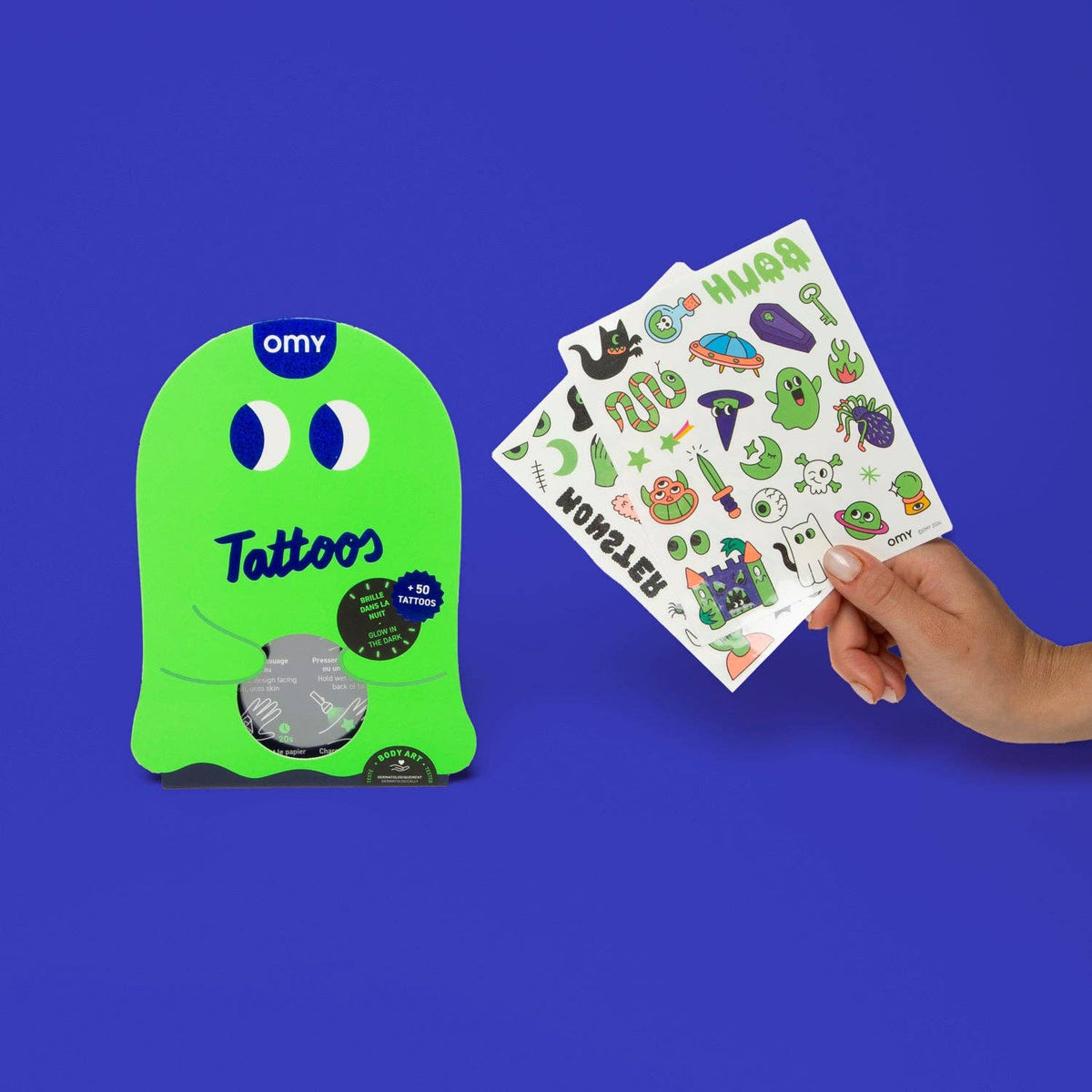 OMY Temporary Tattoos – Glow in the Dark