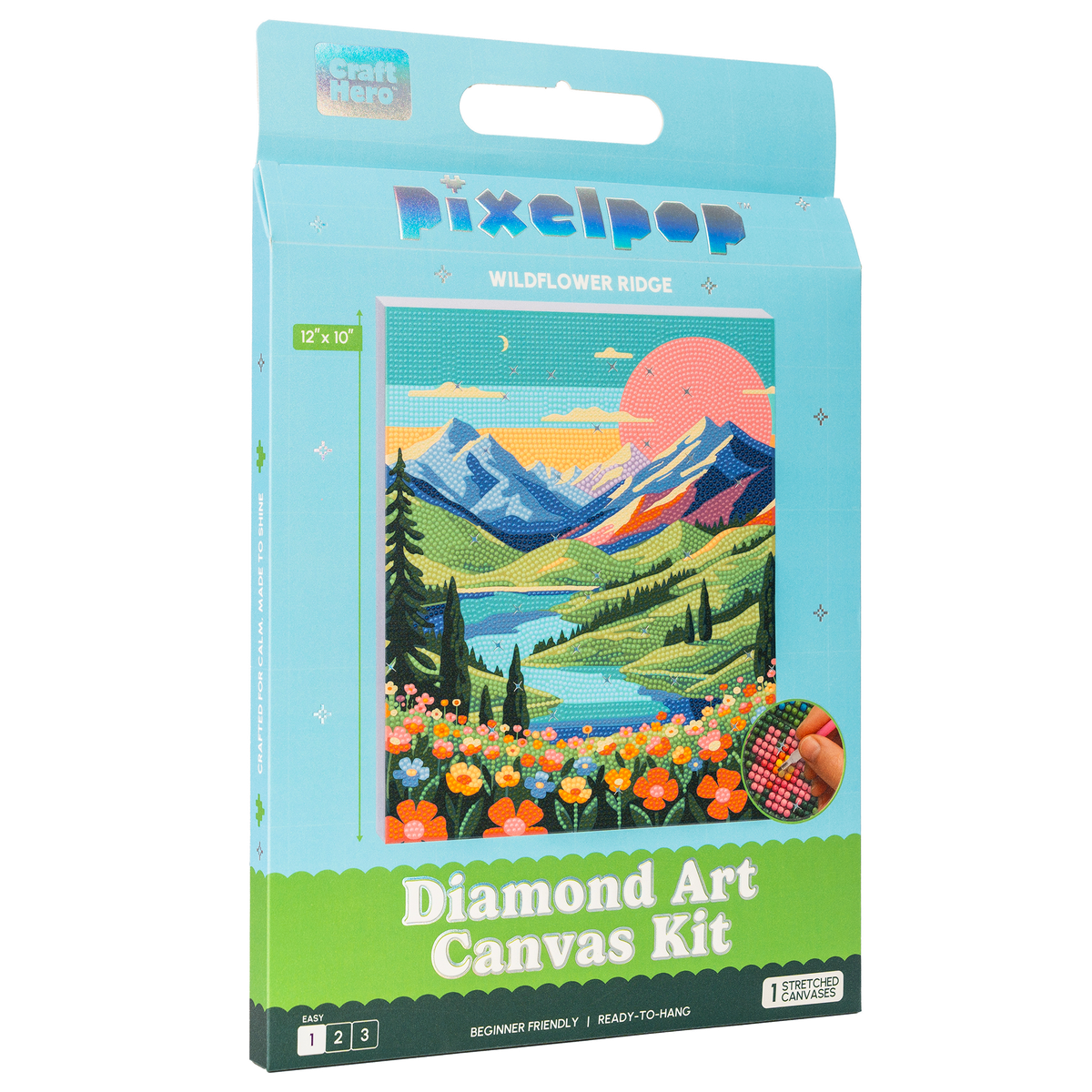 PixelPop Diamond Art — Reset Edition - Wildflower Ridge