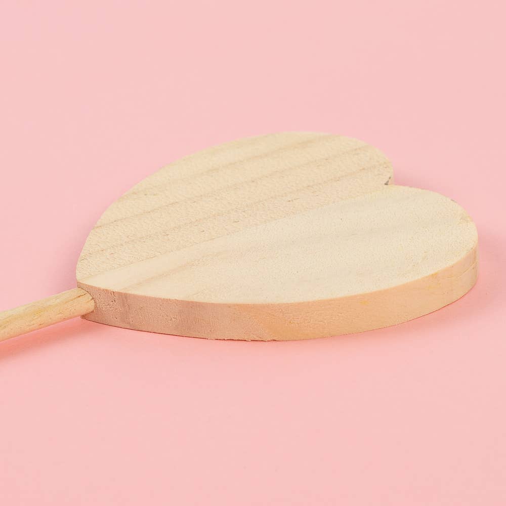 Unfinished Wooden Heart Wand – Craft, Decor & Costume Magic
