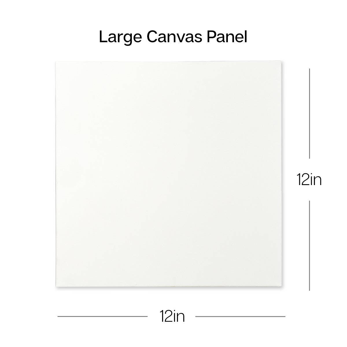 Canvas Panel Boards – 12" x 12" (4 Pack)