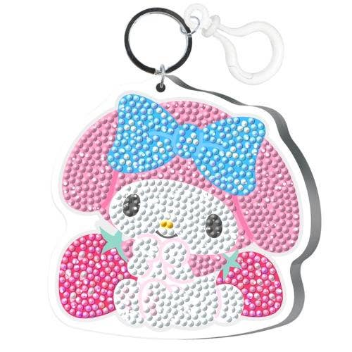 Sanrio Diamond Painting Keychain – My Melody