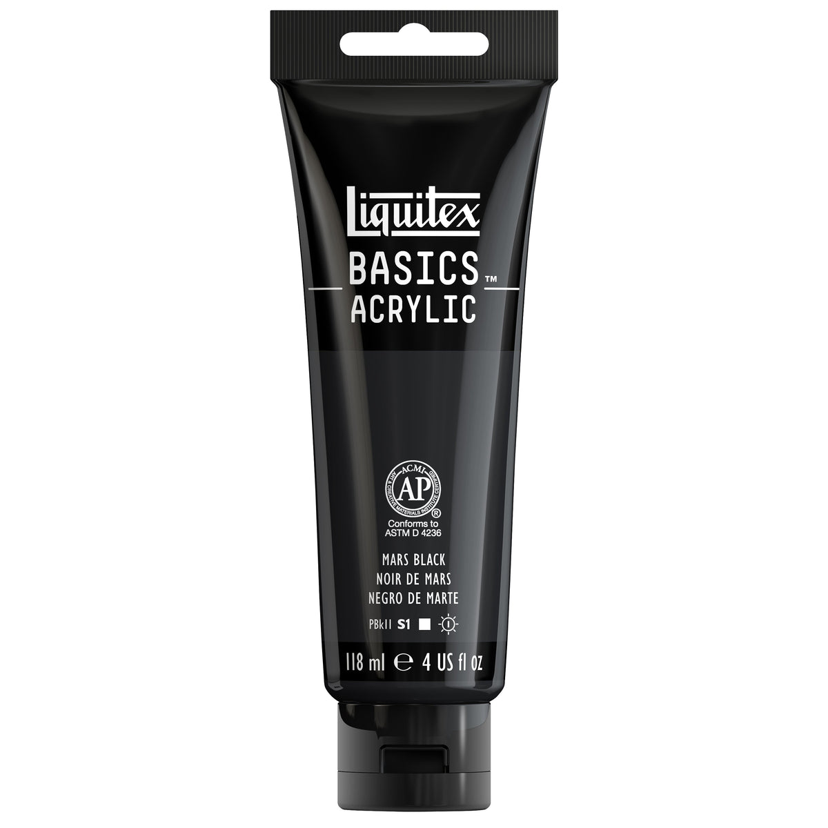 Liquitex Basics Mars Black 118 ml tube