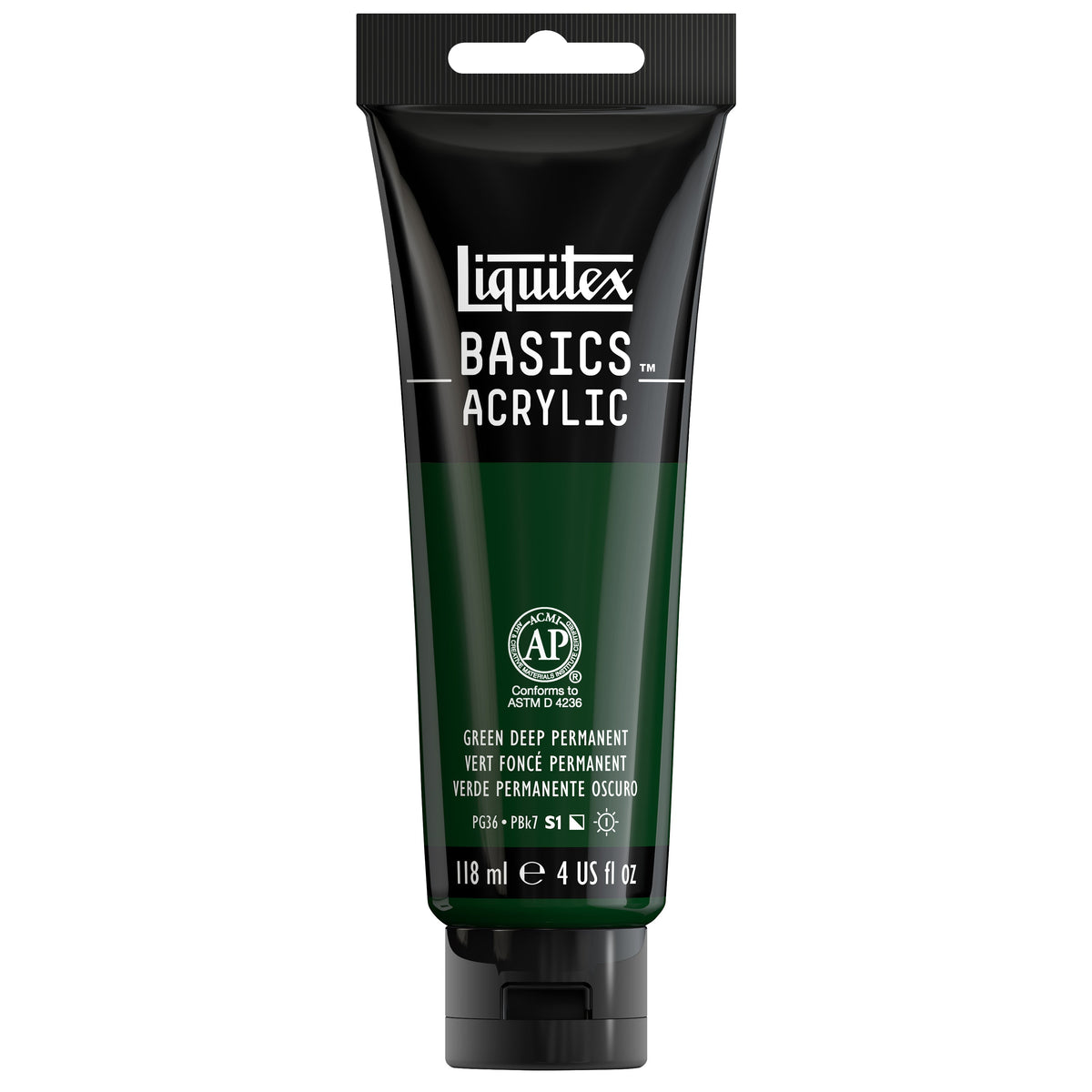Liquitex Basics Green Deep Permanent 118 ml tube