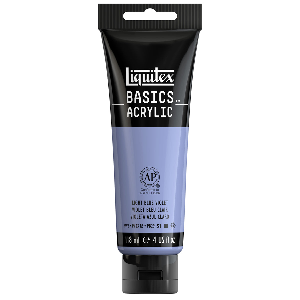 Liquitex Basics Light Blue Violet 118 ml tube
