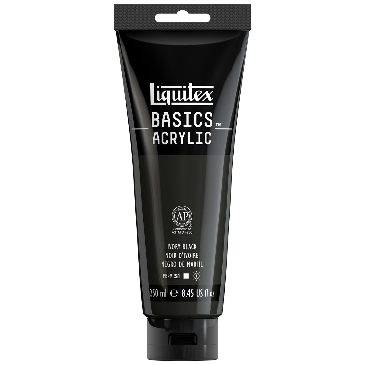 Liquitex Basics Ivory Black 250 ml tube